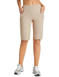 baleaf Women's 12" Bermuda Shorts Long Shorts Knee Length Running Athletic