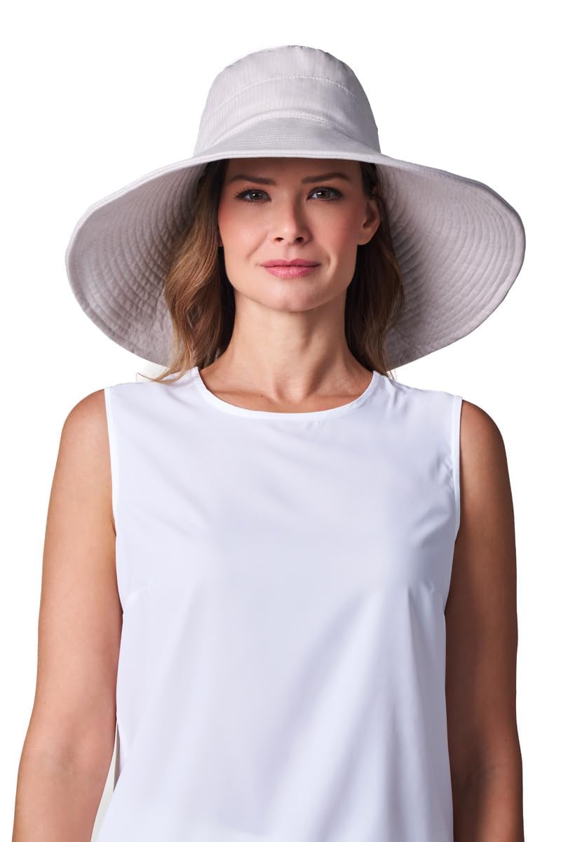 Brittany Women's UPF 50+ Wide-Brim Beach Sun Hat