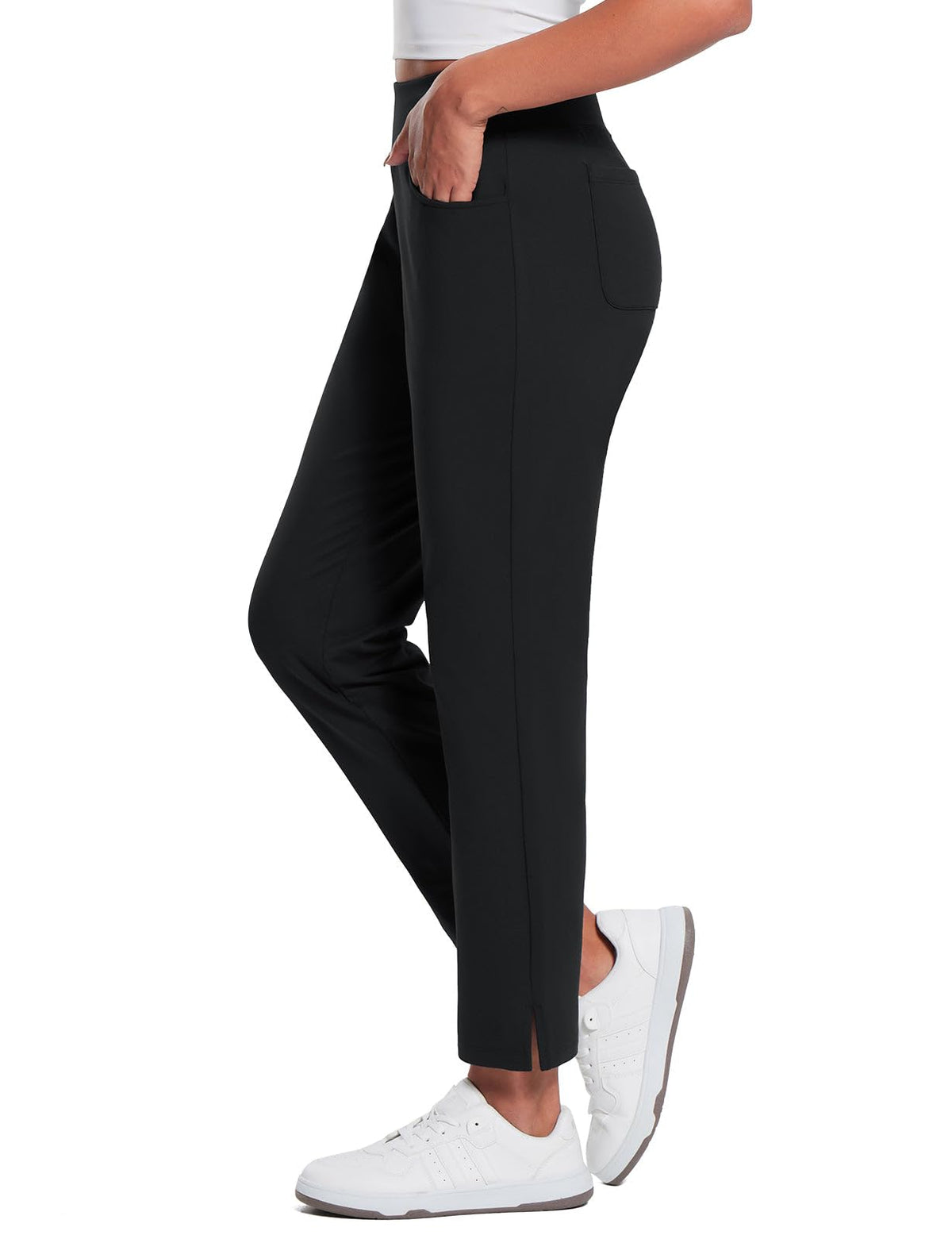 baleaf Women's Fleece Lined Pants Thermal Travel for Cold Weather