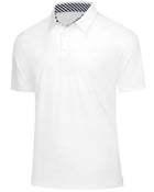 J.VER Men's Quick-Dry Stretch Moisture-Wicking Golf Polo Shirt