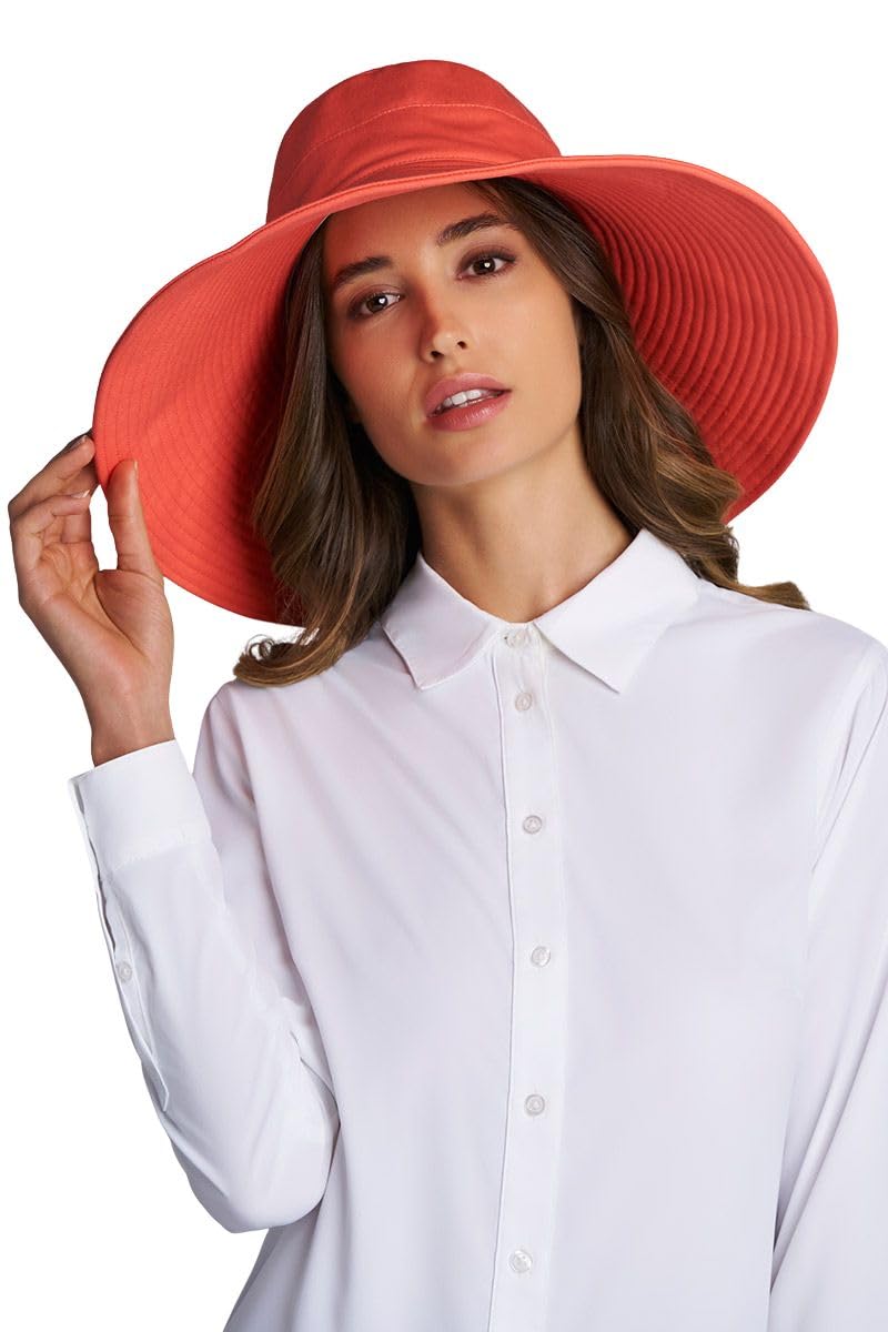 Brittany Women's UPF 50+ Wide-Brim Beach Sun Hat