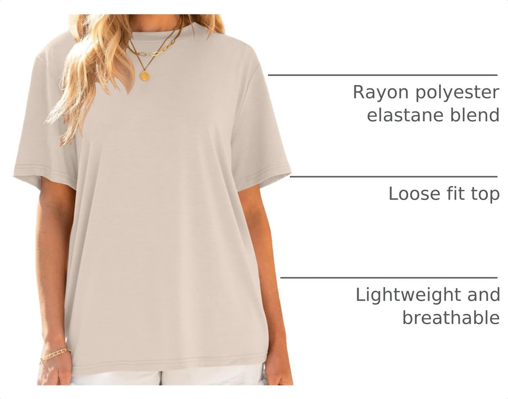 ANRABESS Womens Tops Oversized T Shirts