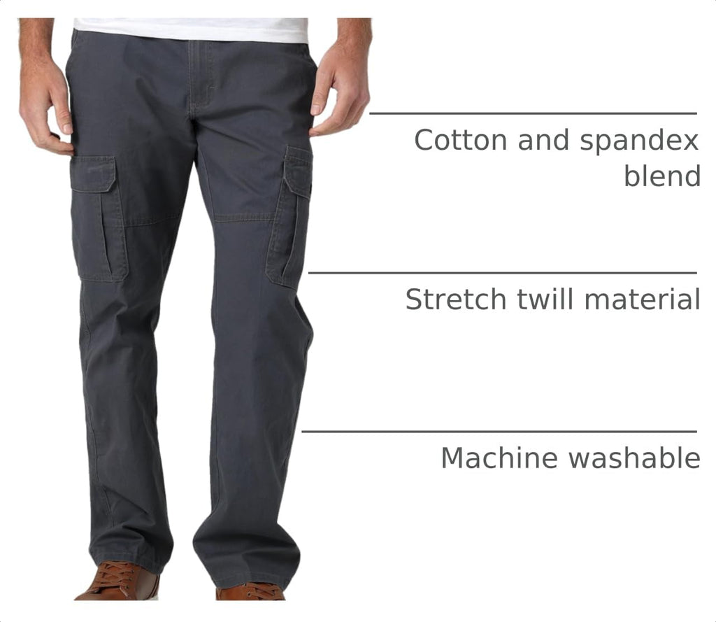Wrangler Authentics Men's Relaxed Stretch Cargo Pants