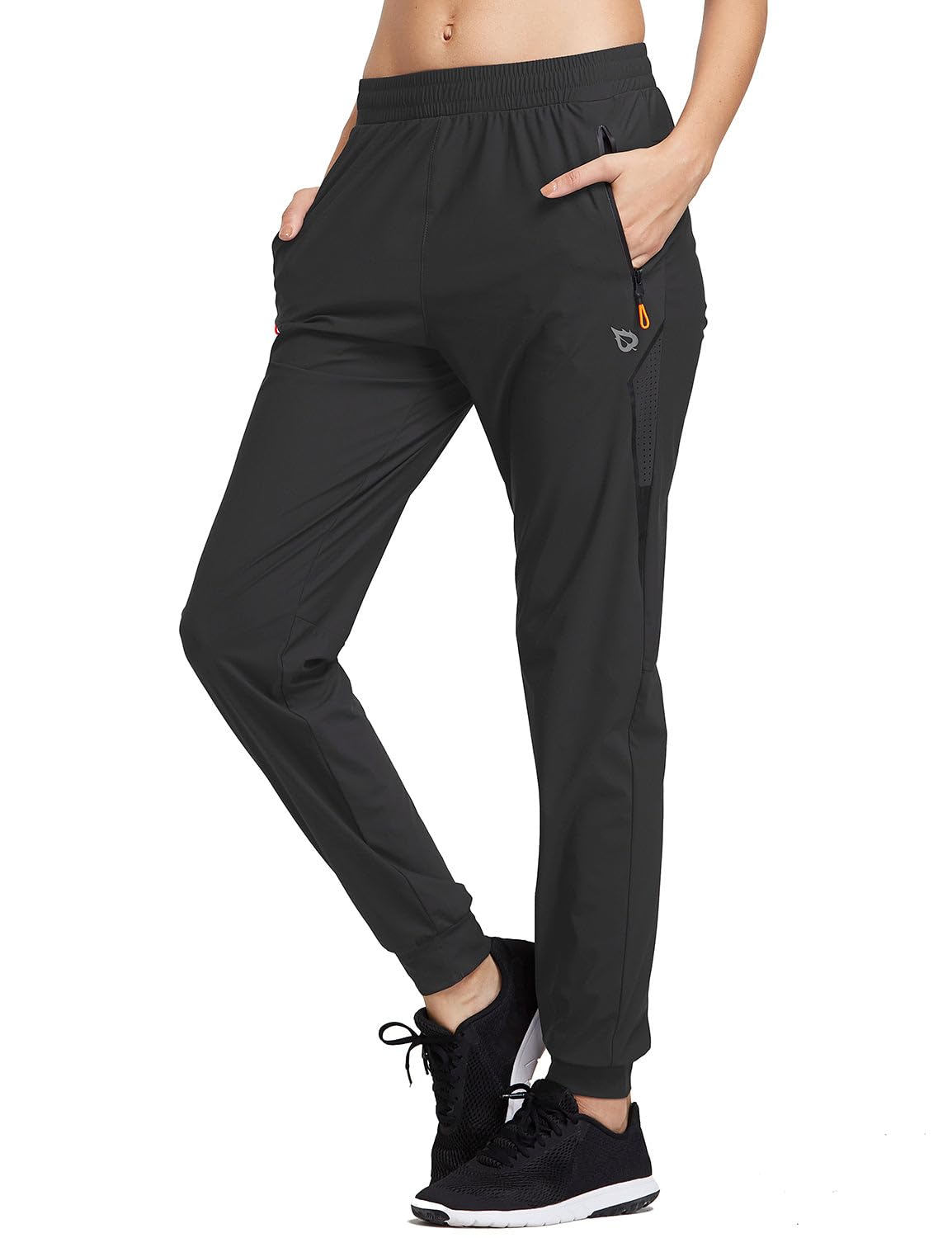 baleaf Women's Joggers Hiking Pants with Zipper Pockets Lightweight Workout
