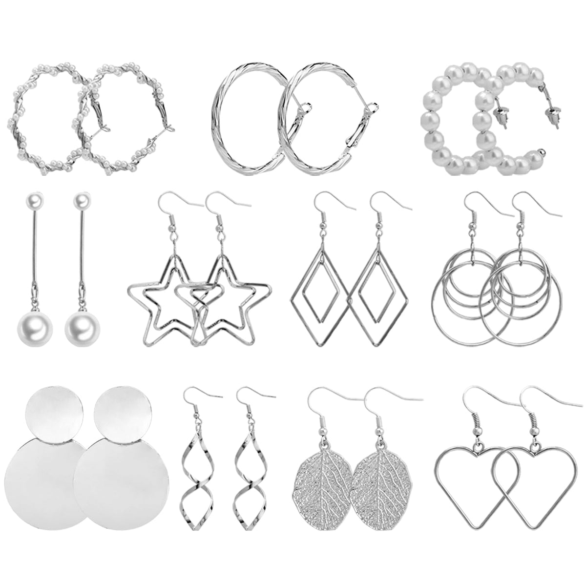 NEWITIN 69 Pcs Gold Jewelry Set for Women Hypoallergenic Bohemian Jewelry