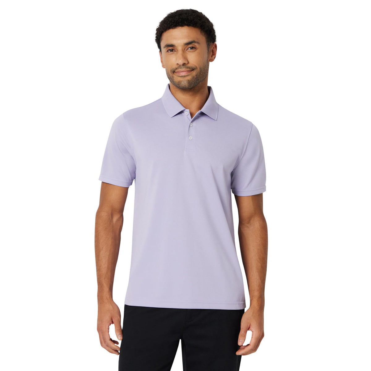 Amazon Essentials Men's Moisture Wicking Golf Polo Shirt, Short Sleeve, Slim-Fit, Quick-Dry, Active Wear