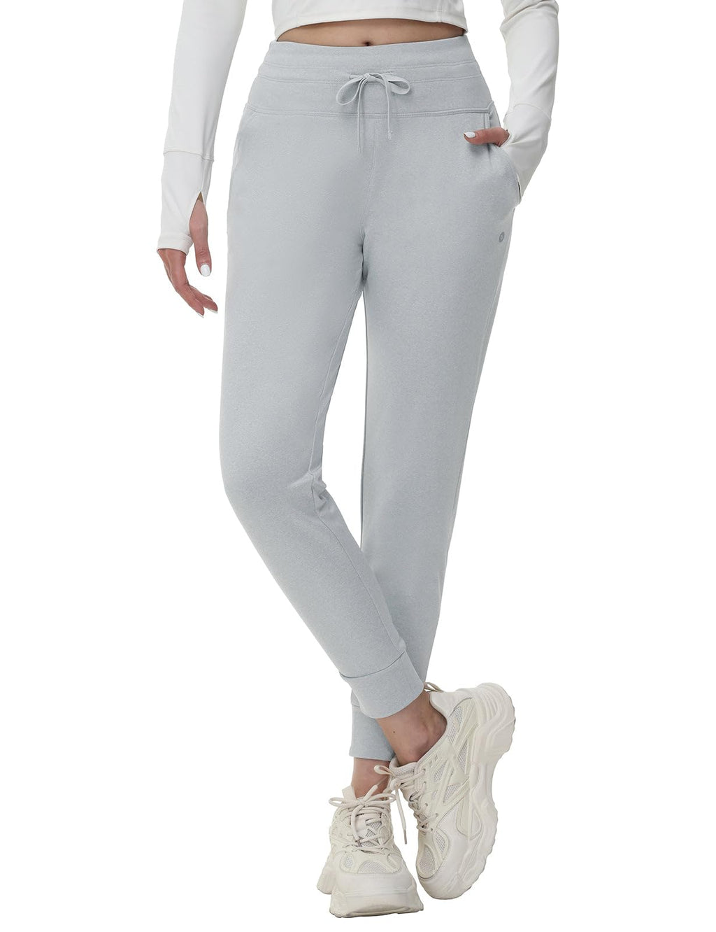 baleaf Women's 25"/ 28"/ 30" Fleece Lined Pants Winter Thermal Joggers