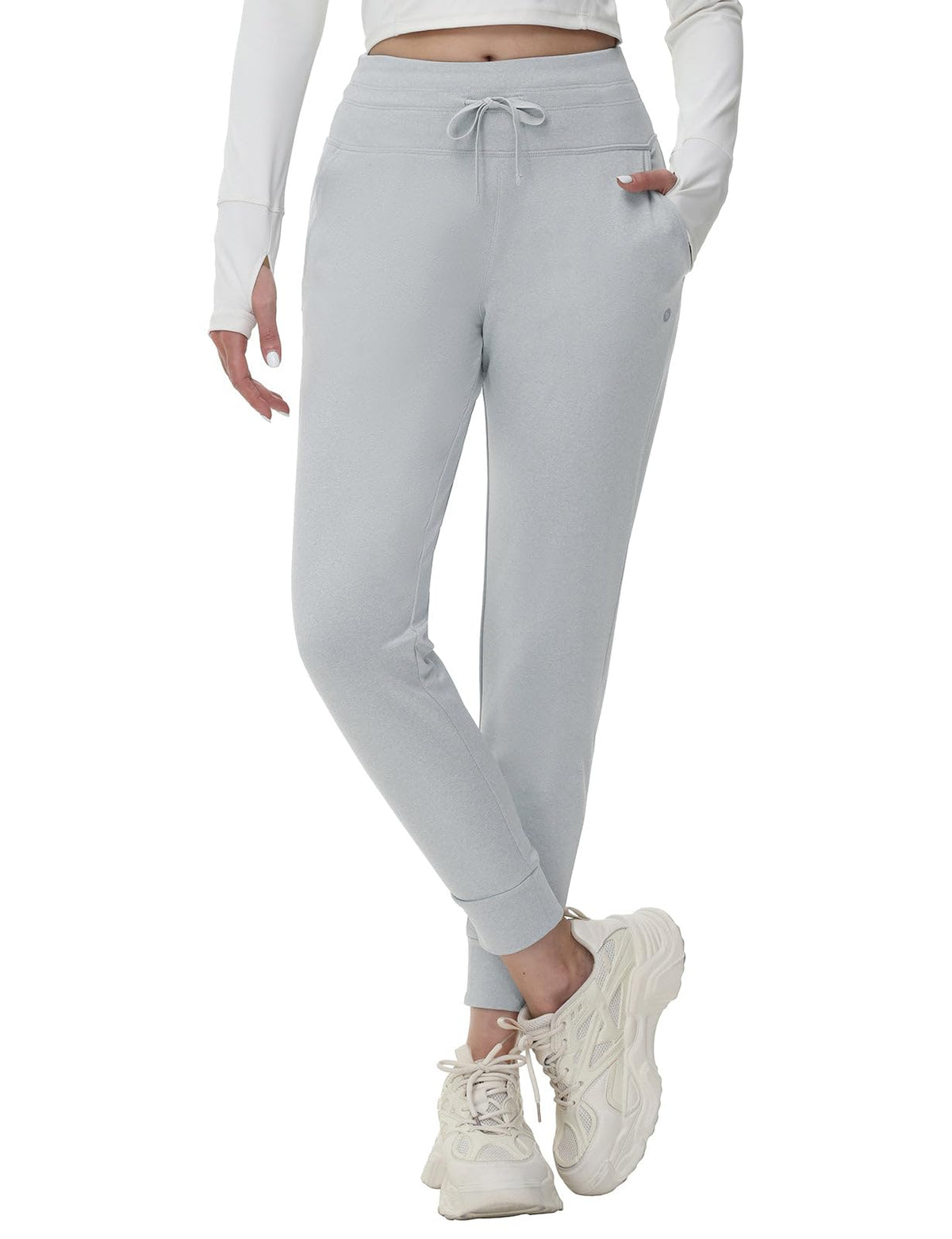 baleaf Women's 25"/ 28"/ 30" Fleece Lined Pants Winter Thermal Joggers