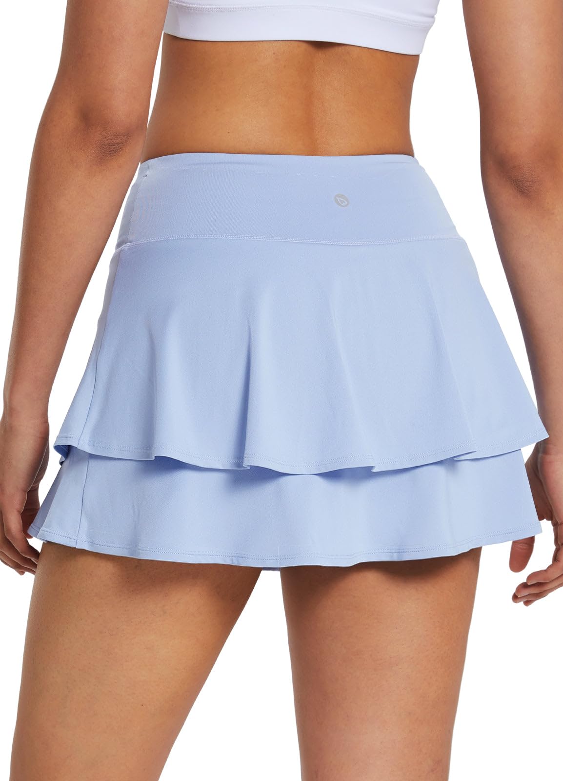 baleaf Women's Pleated Tennis Skirts Athletic Golf Ruffle Skorts Pockets