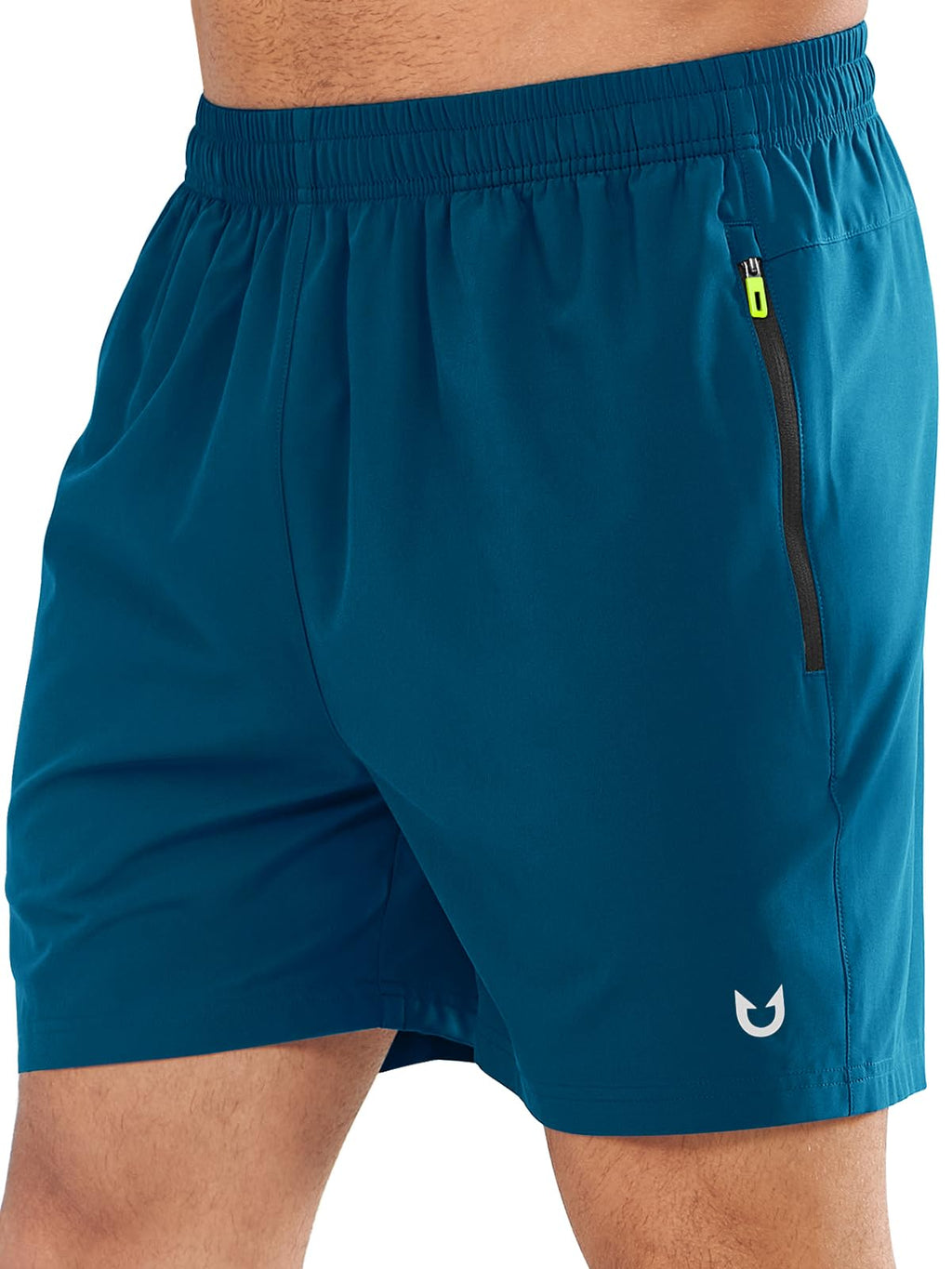 NORTHYARD Men's Quick-Dry Athletic Running Shorts with Zip Pockets