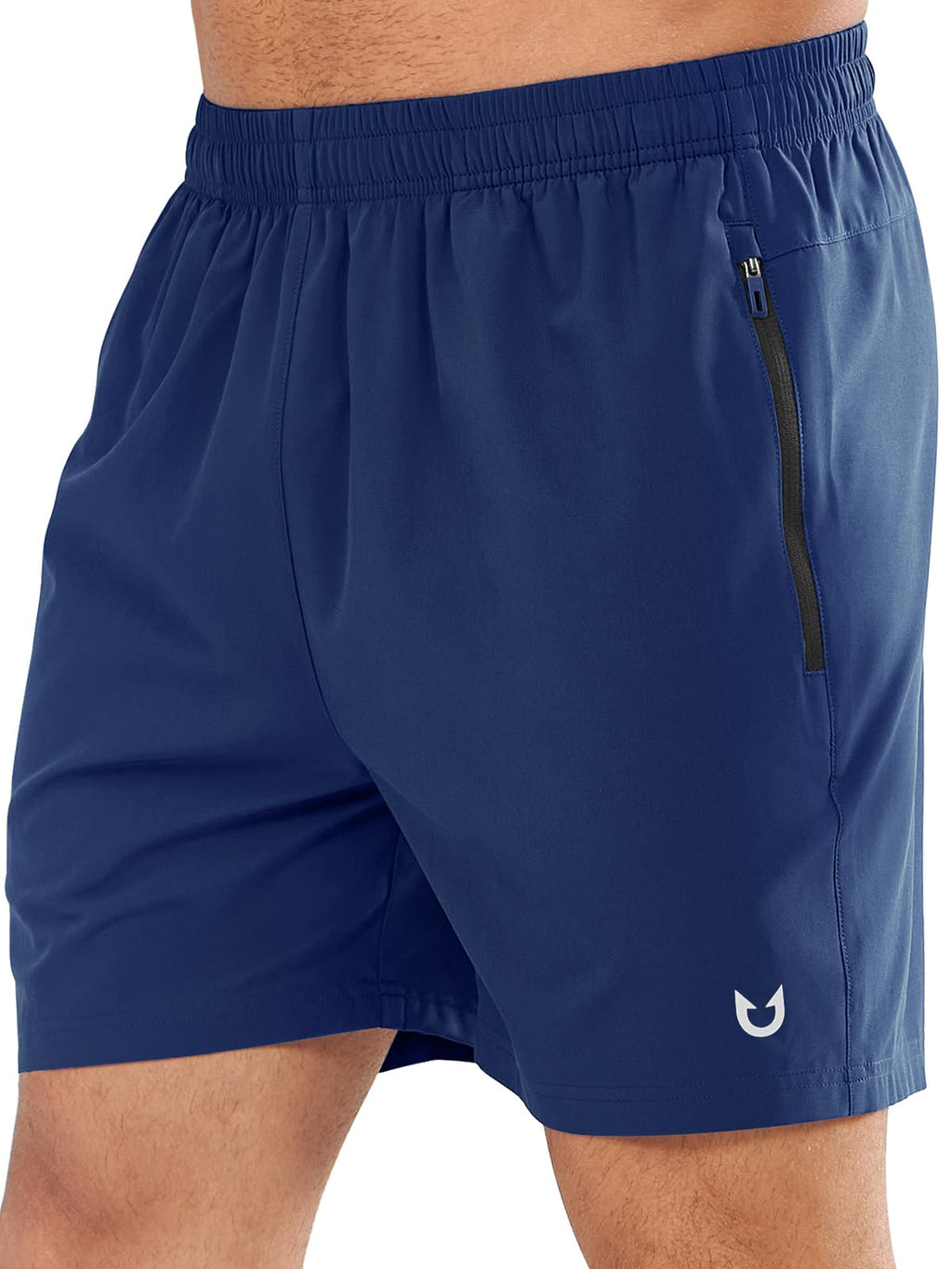 NORTHYARD Men's Quick-Dry Athletic Running Shorts with Zip Pockets