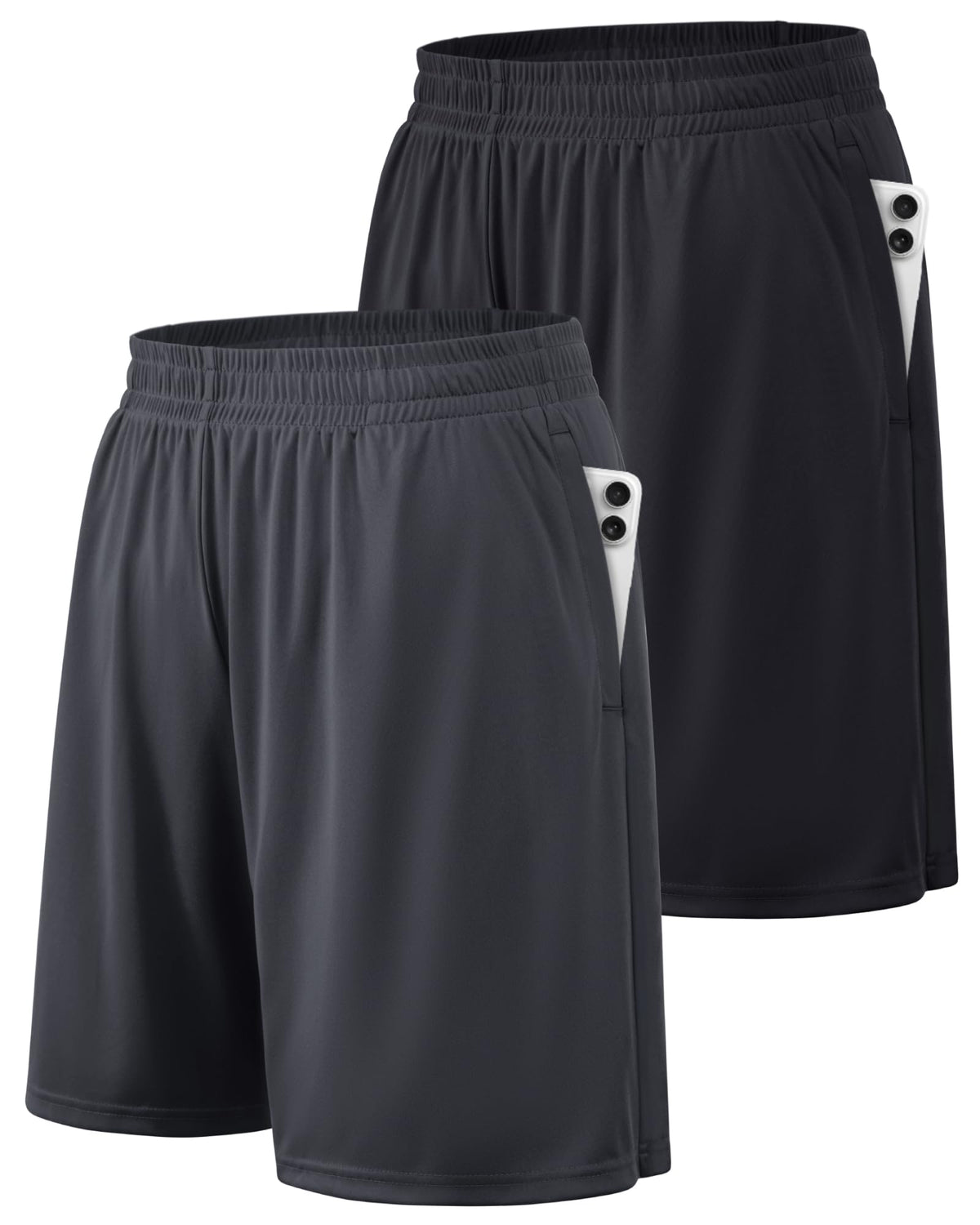 BALENNZ Men's Quick-Dry Athletic Workout Shorts with Pockets