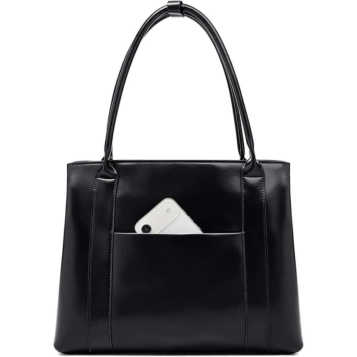 LAORENTOU Women's Genuine Leather Crossbody Satchel Handbag