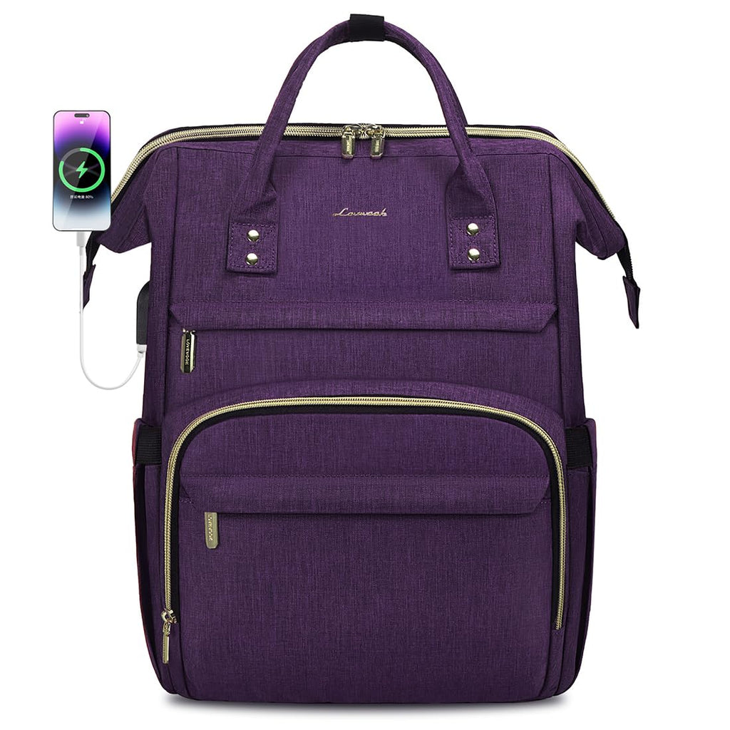 LOVEVOOK Laptop Backpack for Women Travel Business Computer Work Bag