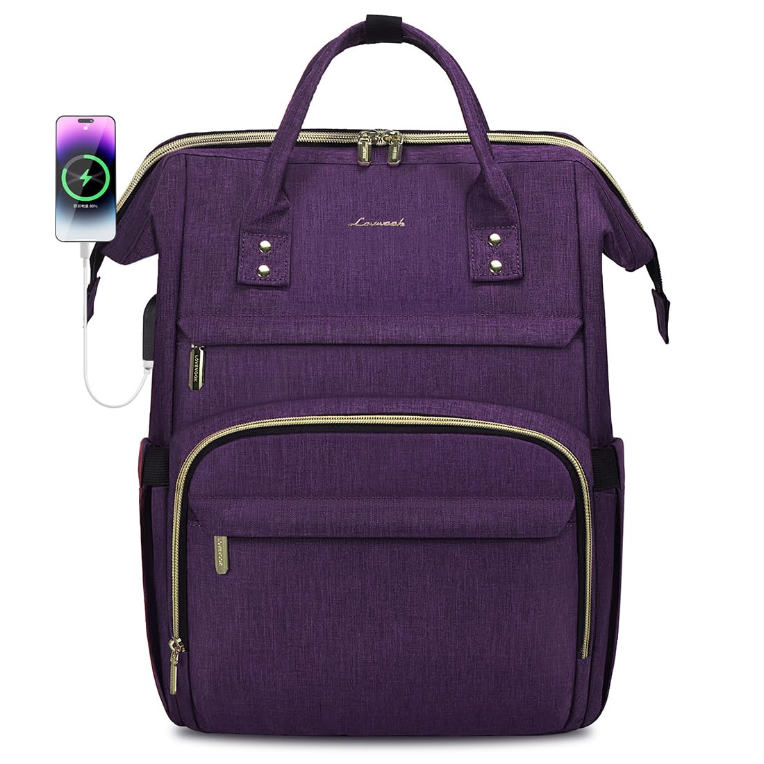 LOVEVOOK Laptop Backpack for Women Travel Business Computer Work Bag