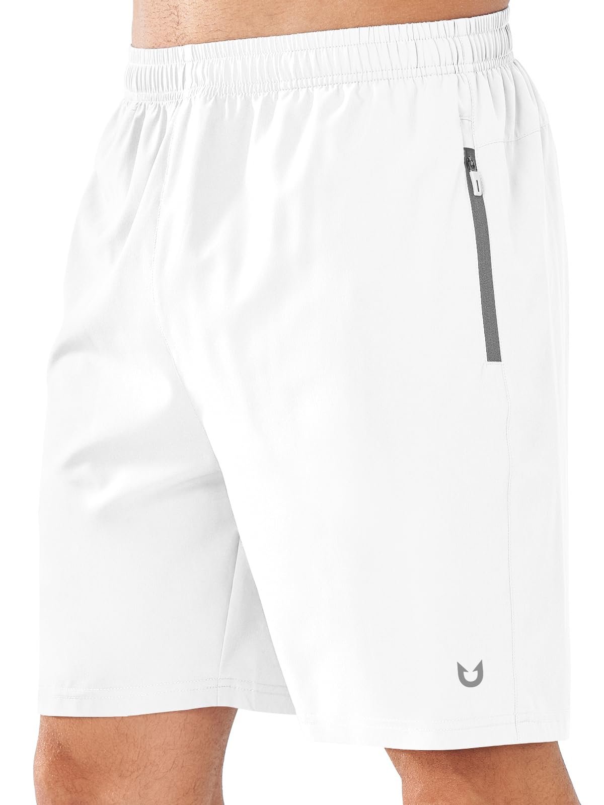 NORTHYARD Men's Quick-Dry Athletic Running Shorts with Zip Pockets