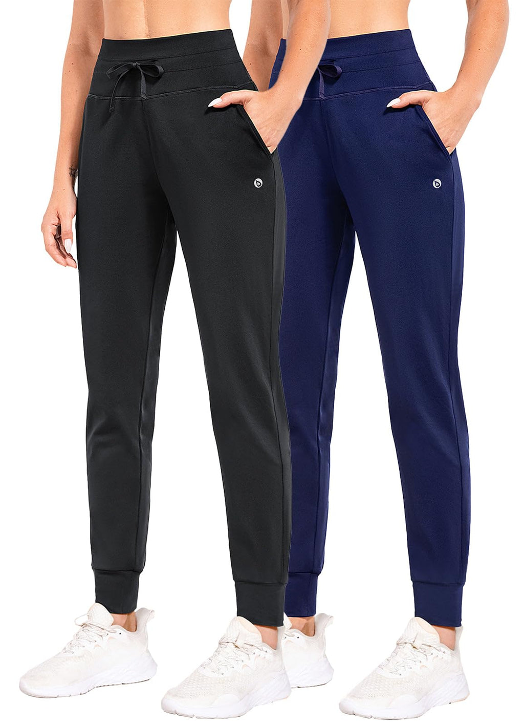 baleaf Women's 25"/ 28"/ 30" Fleece Lined Pants Winter Thermal Joggers