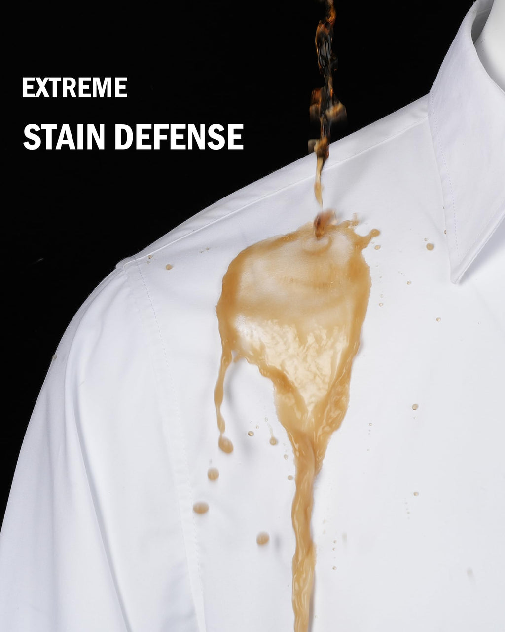 J.VER Men's Short Sleeve Dress Shirts Stretch Stain Shield Casual Button Down Shirts Solid Formal Shirt