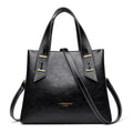 LAORENTOU Women Crossbody Handbags Genuine Leather Satchel Handbags for Women Top-handle Shoulder Tote Purses
