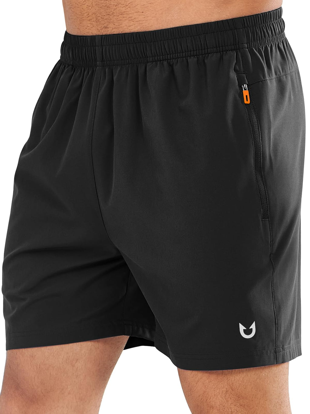 NORTHYARD Men's Quick-Dry Athletic Running Shorts with Zip Pockets