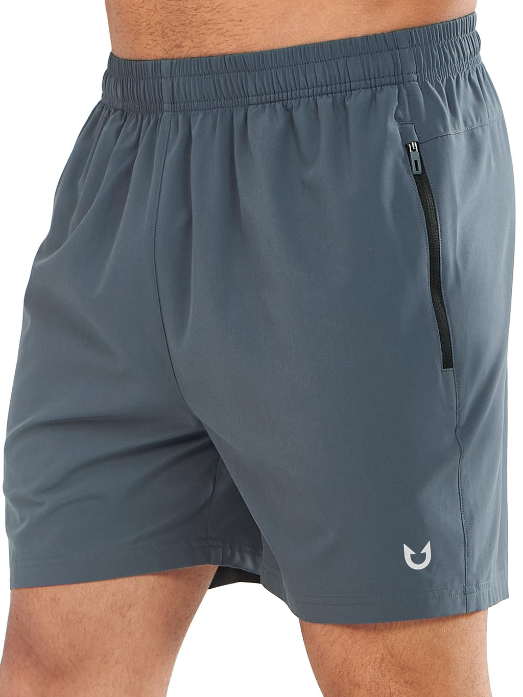 NORTHYARD Men's Quick-Dry Athletic Running Shorts with Zip Pockets