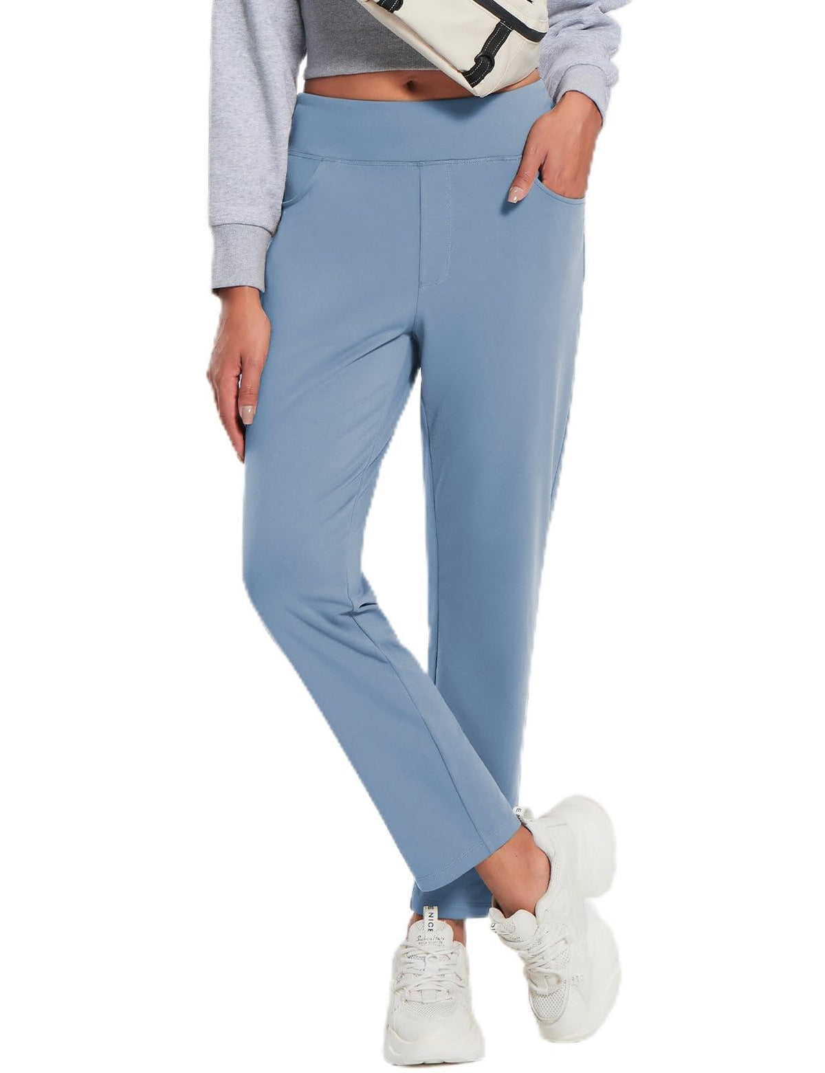 baleaf Women's Fleece Lined Pants Thermal Travel for Cold Weather