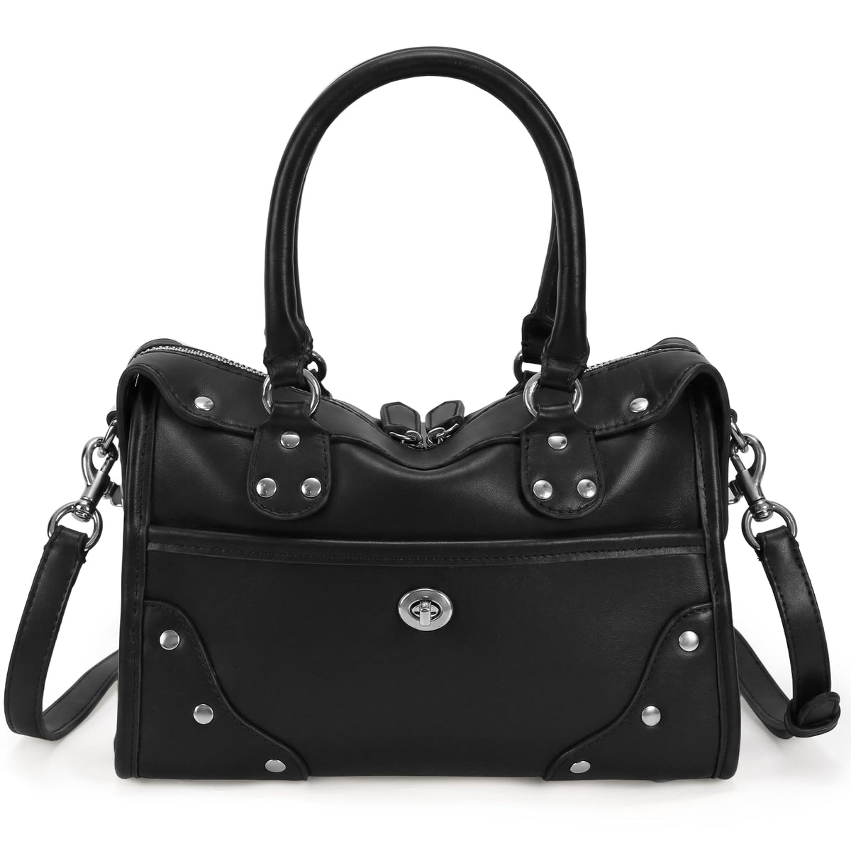 CATSEA Women's Small Y2K Top Handle Mini Tote City Bag