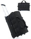 BAGSMART 40L Rolling Duffle Bag with Wheels and Handle, TSA Carry On Bags for Travel with Shoe Compartment