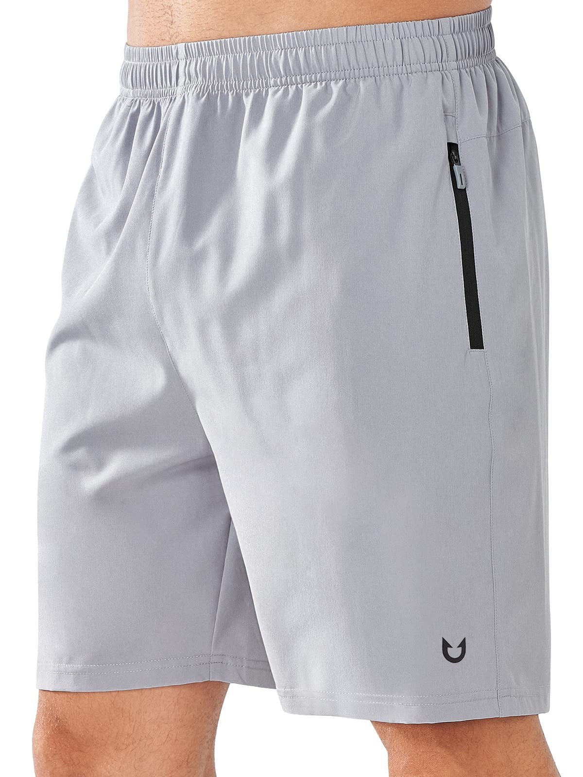 NORTHYARD Men's Quick-Dry Athletic Running Shorts with Zip Pockets