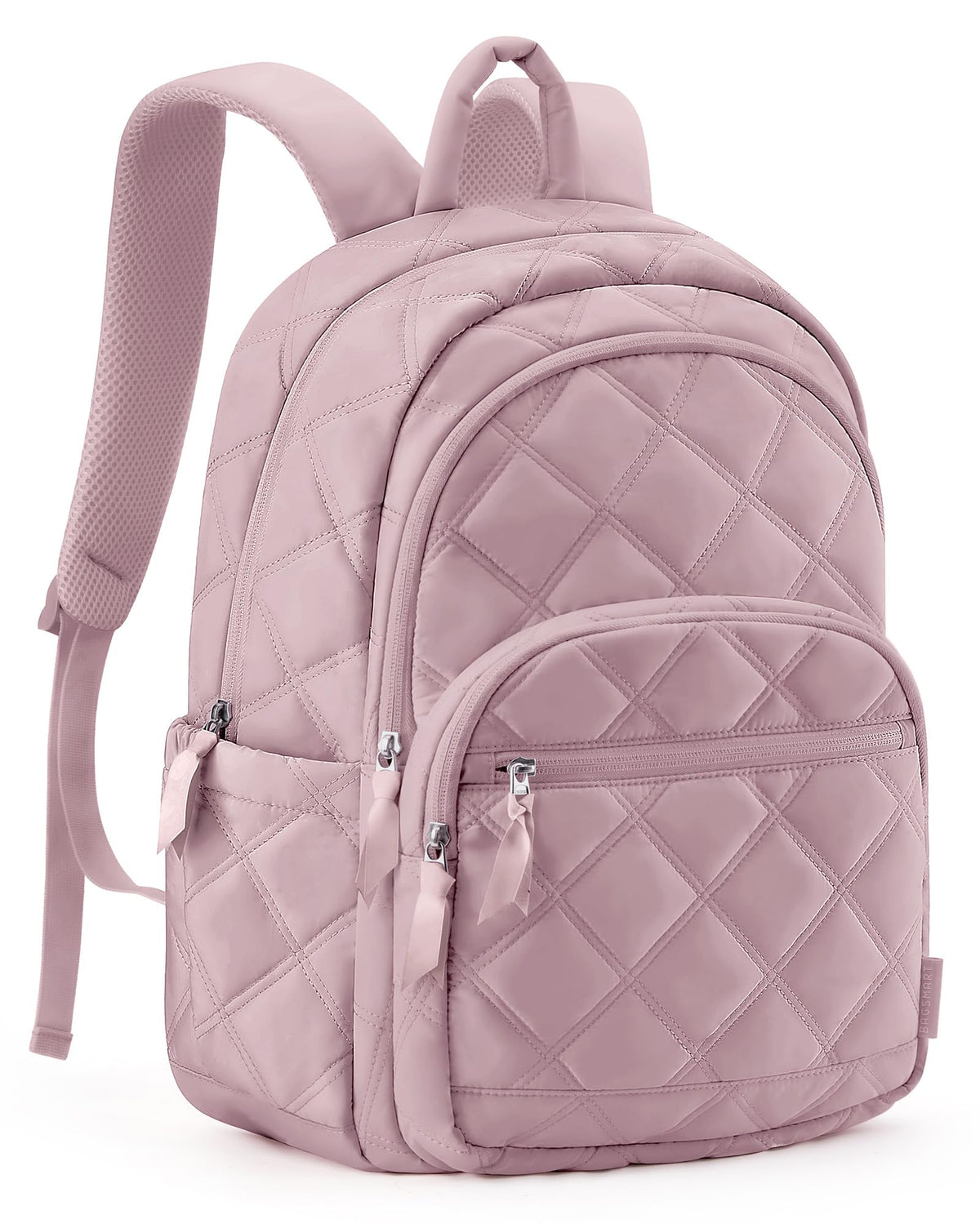 BAGSMART Women's Quilted Laptop Backpack for College & Travel