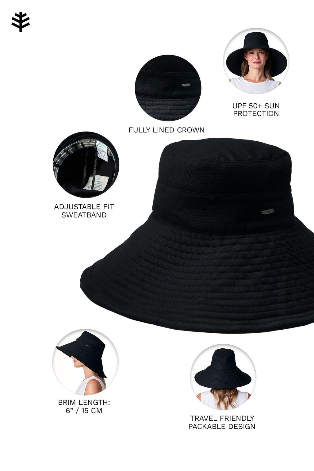 Women's Beach Hat - UPF 50+ Sun Protection - Brittany