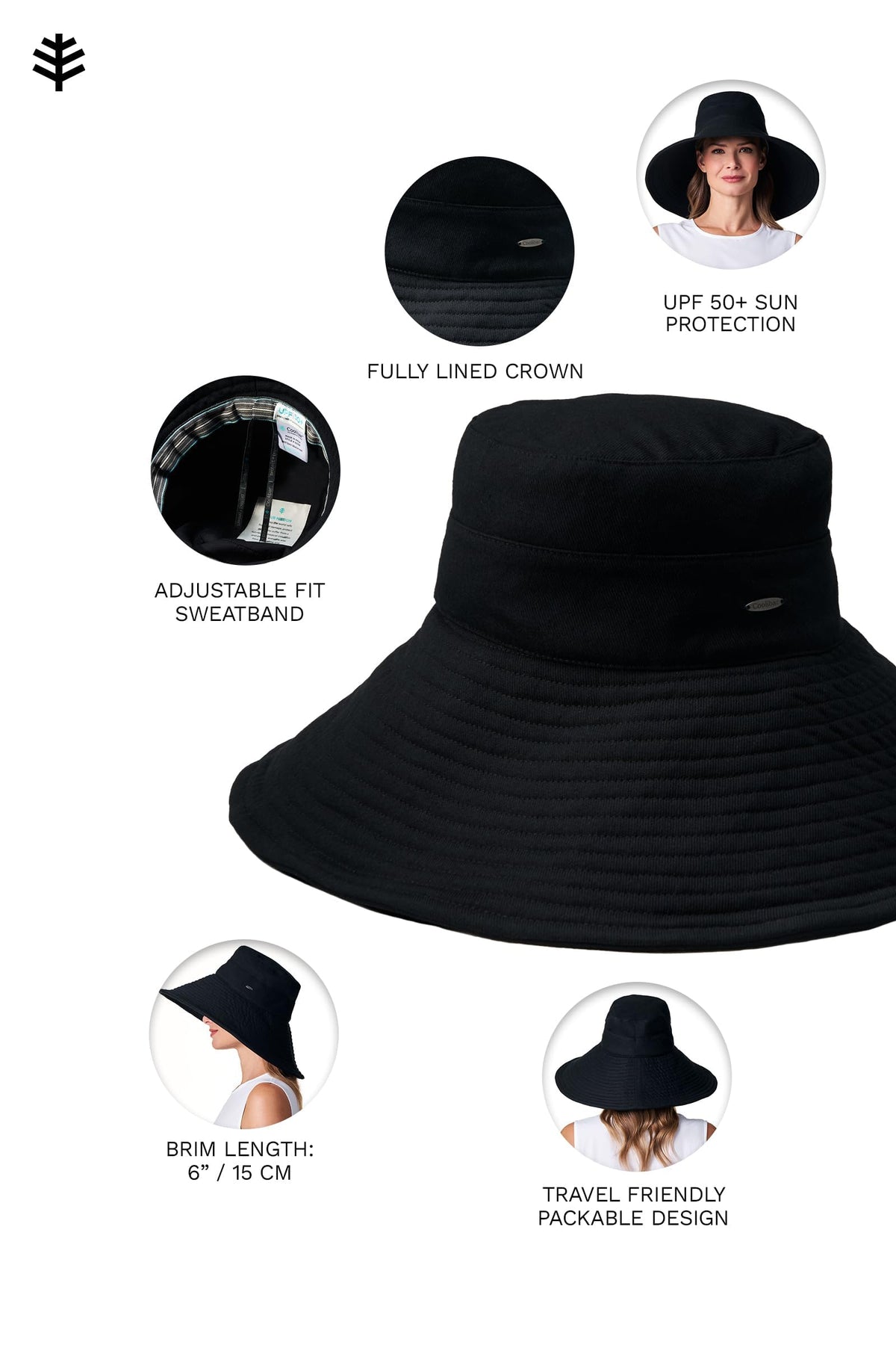 Women's Beach Hat - UPF 50+ Sun Protection - Brittany