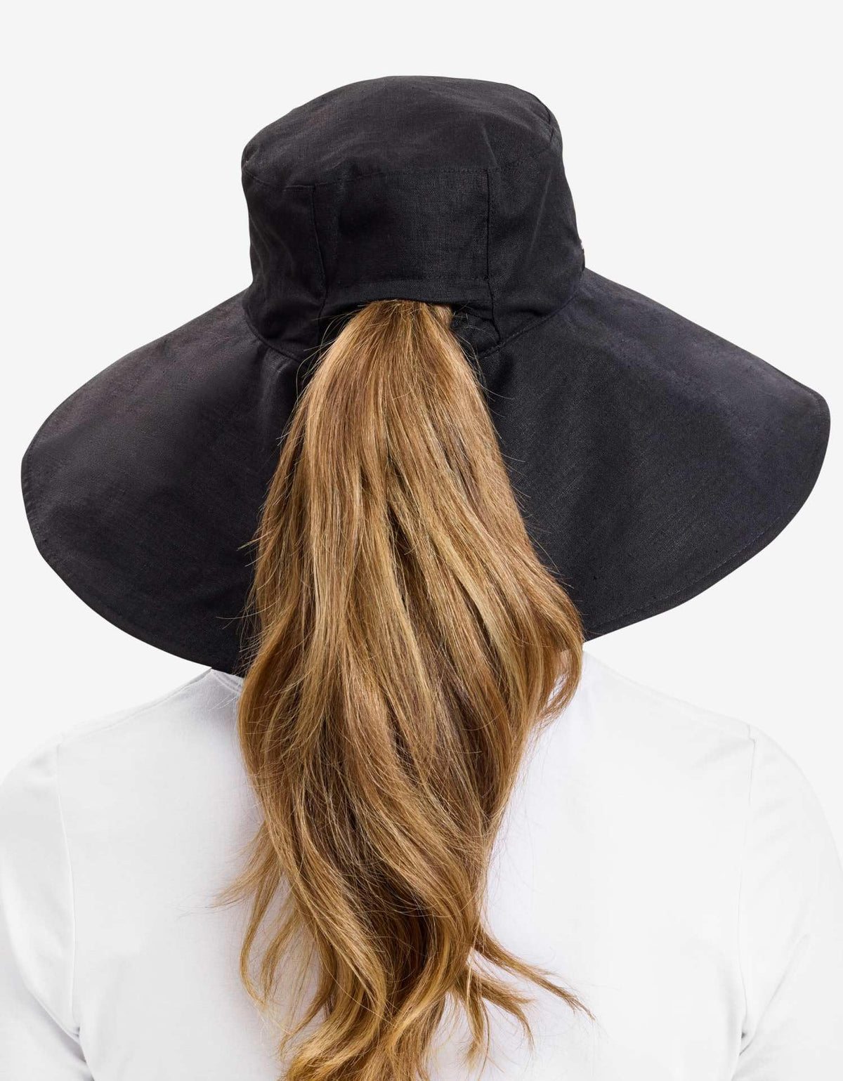 Solbari Women’s Ultra-Wide Cotton Linen Sun Hat UPF 50+