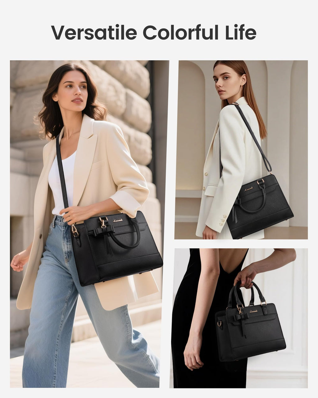 LOVEVOOK Purses for Women,Leather Tote Purse and Handbags,Satchel Shoulder Crossbody Top Handle Bags with Zipper