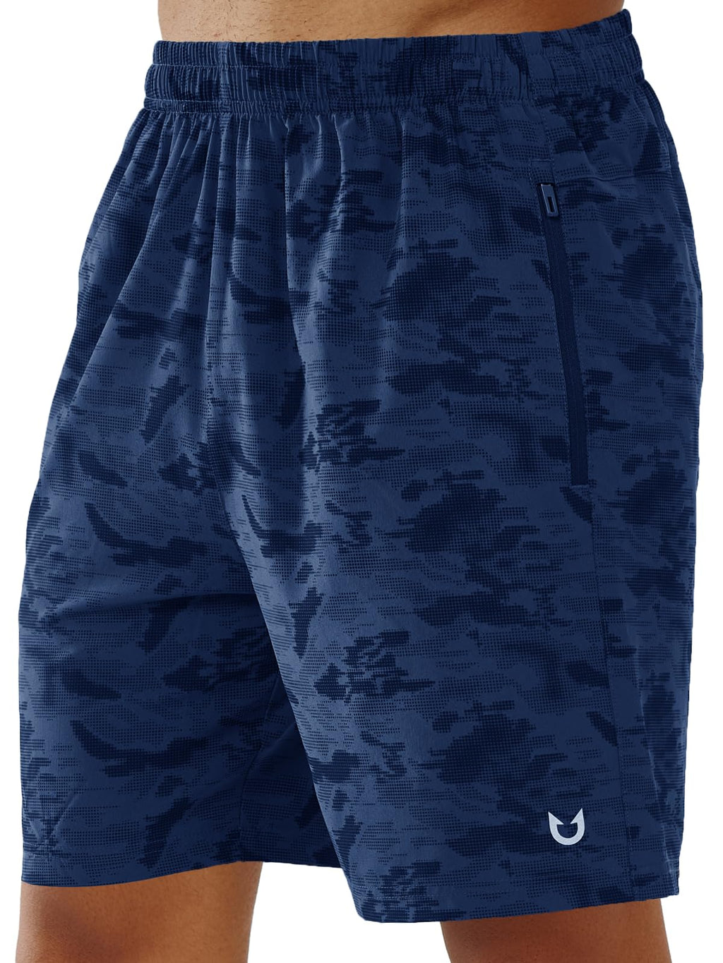 NORTHYARD Men's Quick-Dry Athletic Running Shorts with Zip Pockets