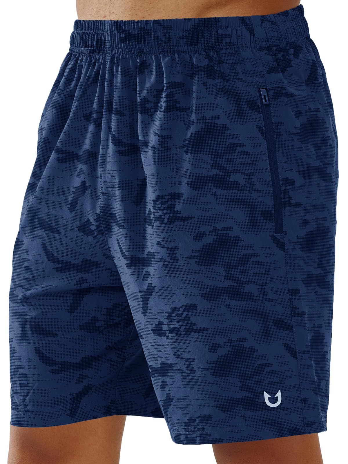 NORTHYARD Men's Quick-Dry Athletic Running Shorts with Zip Pockets