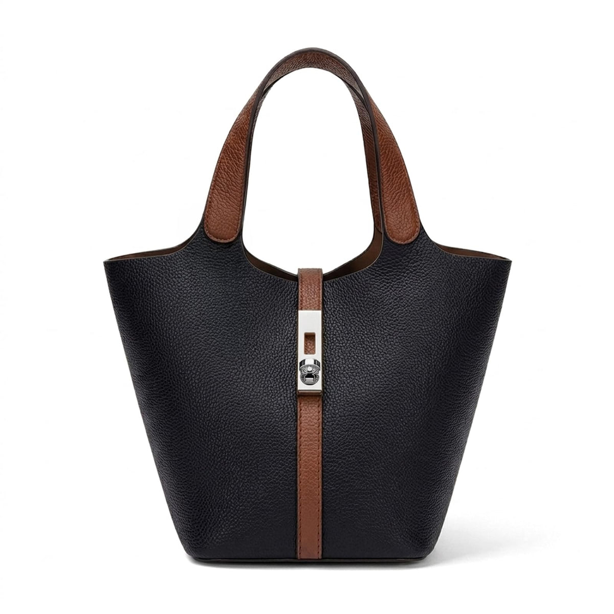 Women's Vegan Leather Top Handle Satchel Tote Handbag