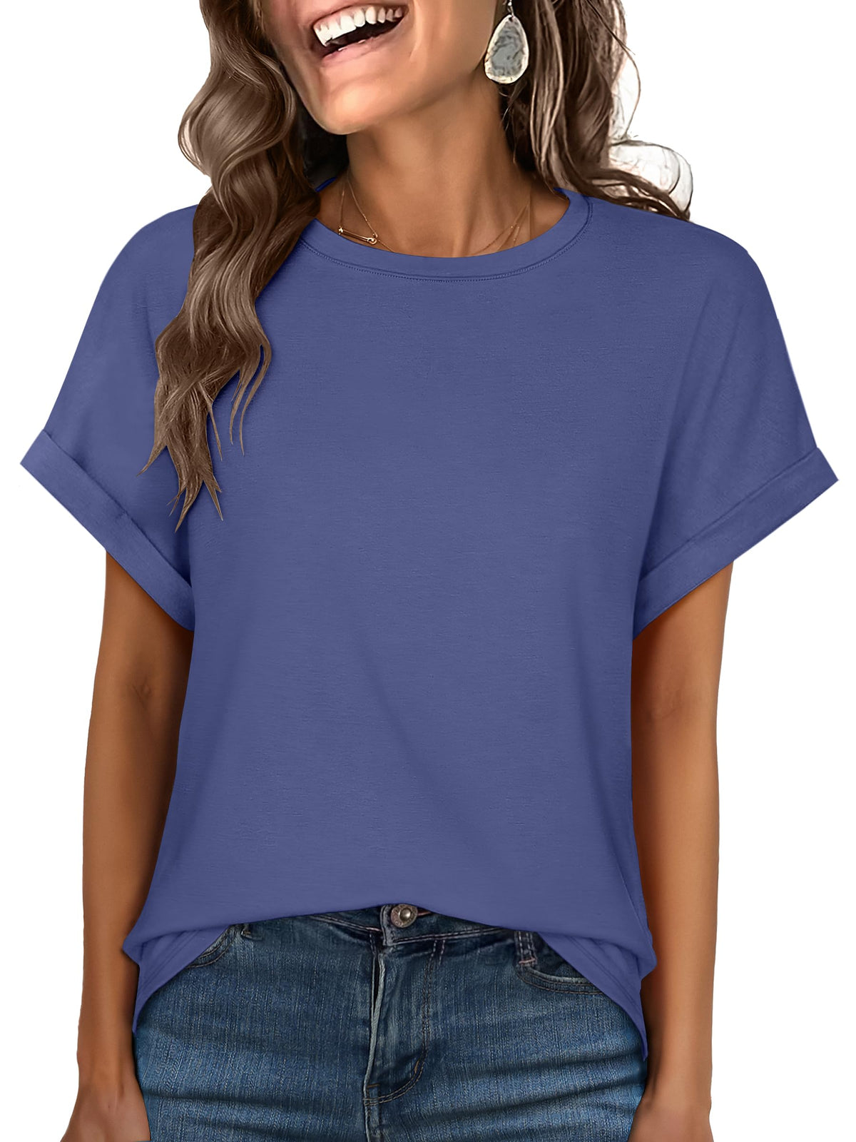 ANRABESS Women's Oversized Short Sleeve T Shirts