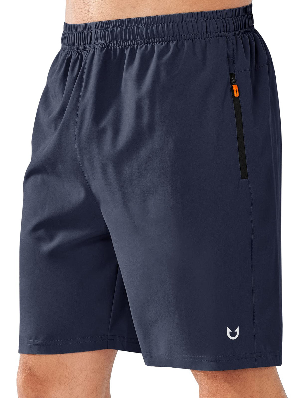 NORTHYARD Men's Quick-Dry Athletic Running Shorts with Zip Pockets