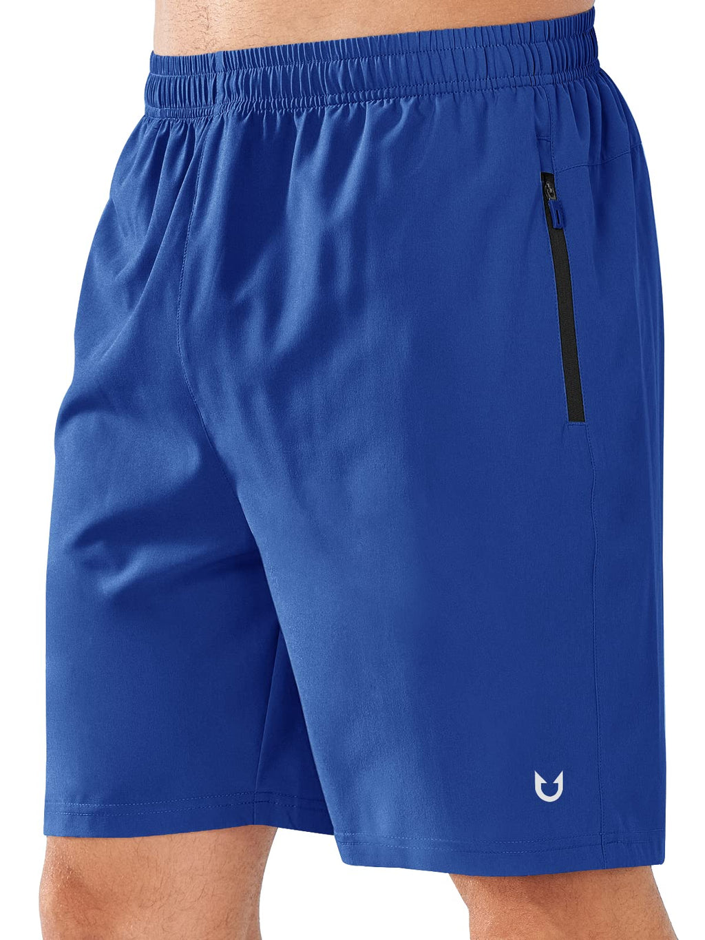 NORTHYARD Men's Quick-Dry Athletic Running Shorts with Zip Pockets