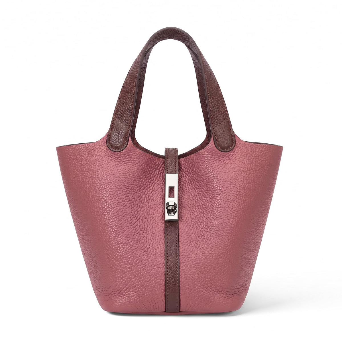 Women's Vegan Leather Top Handle Satchel Tote Handbag