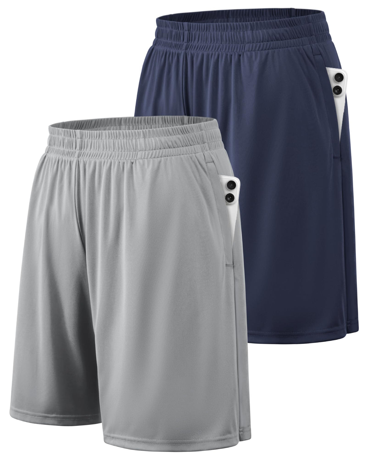 BALENNZ Men's Quick-Dry Athletic Workout Shorts with Pockets