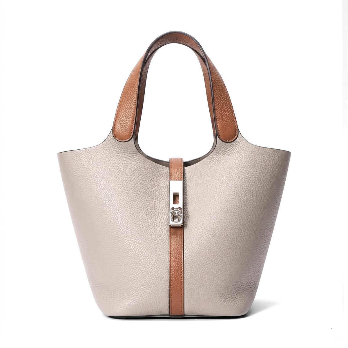 Women's Vegan Leather Top Handle Satchel Tote Handbag
