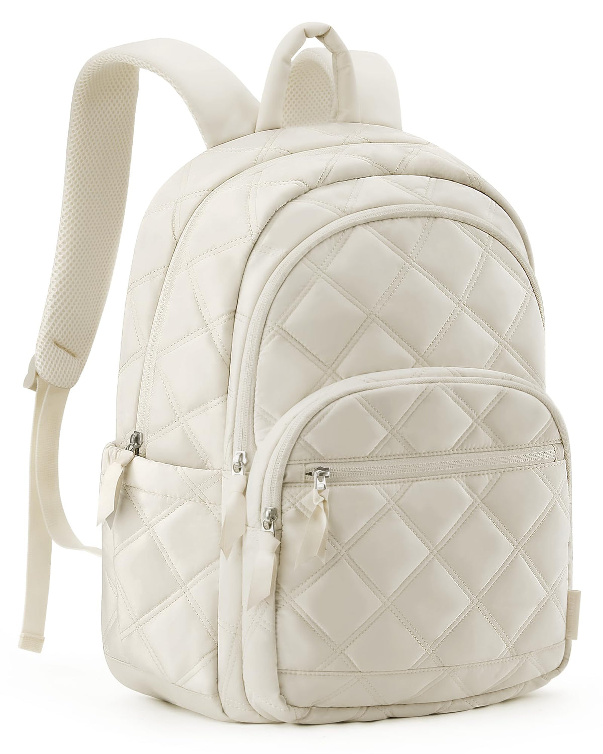 BAGSMART Women's Quilted Laptop Backpack for College & Travel