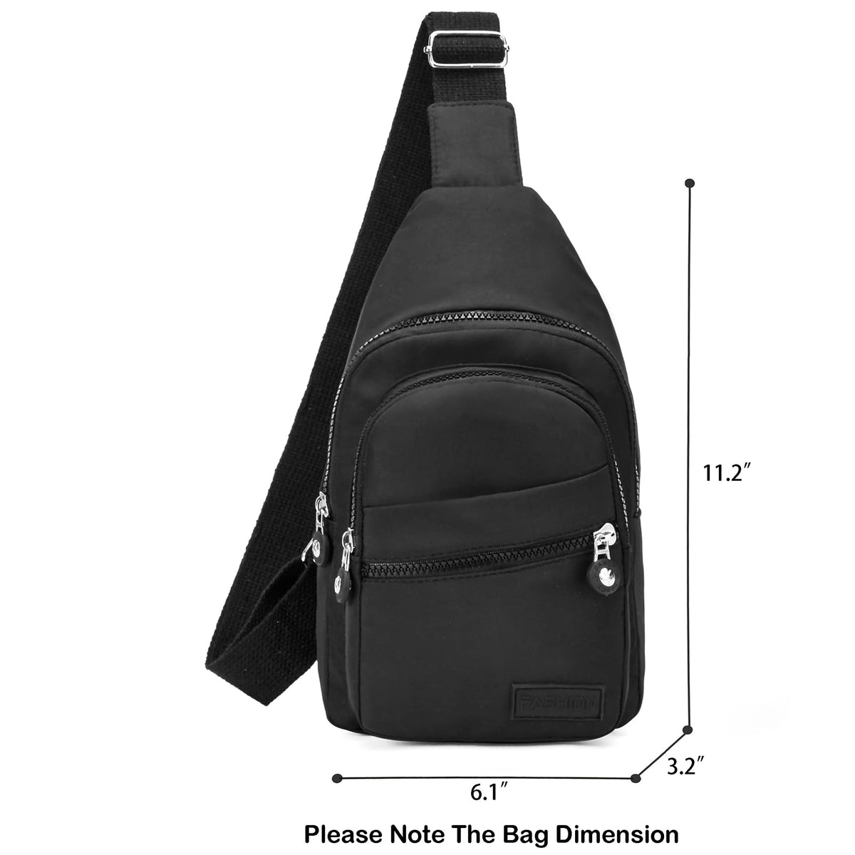 Banelu Small Crossbody Sling Bag Backpack for Women & Men