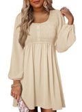 Dokotoo Fall Dresses for Women 2026 Casual Long Sleeve Mini Dress