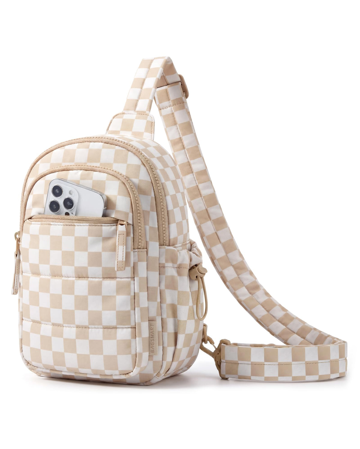 BAGSMART Women's Small Puffer Crossbody Sling Hobo Bag