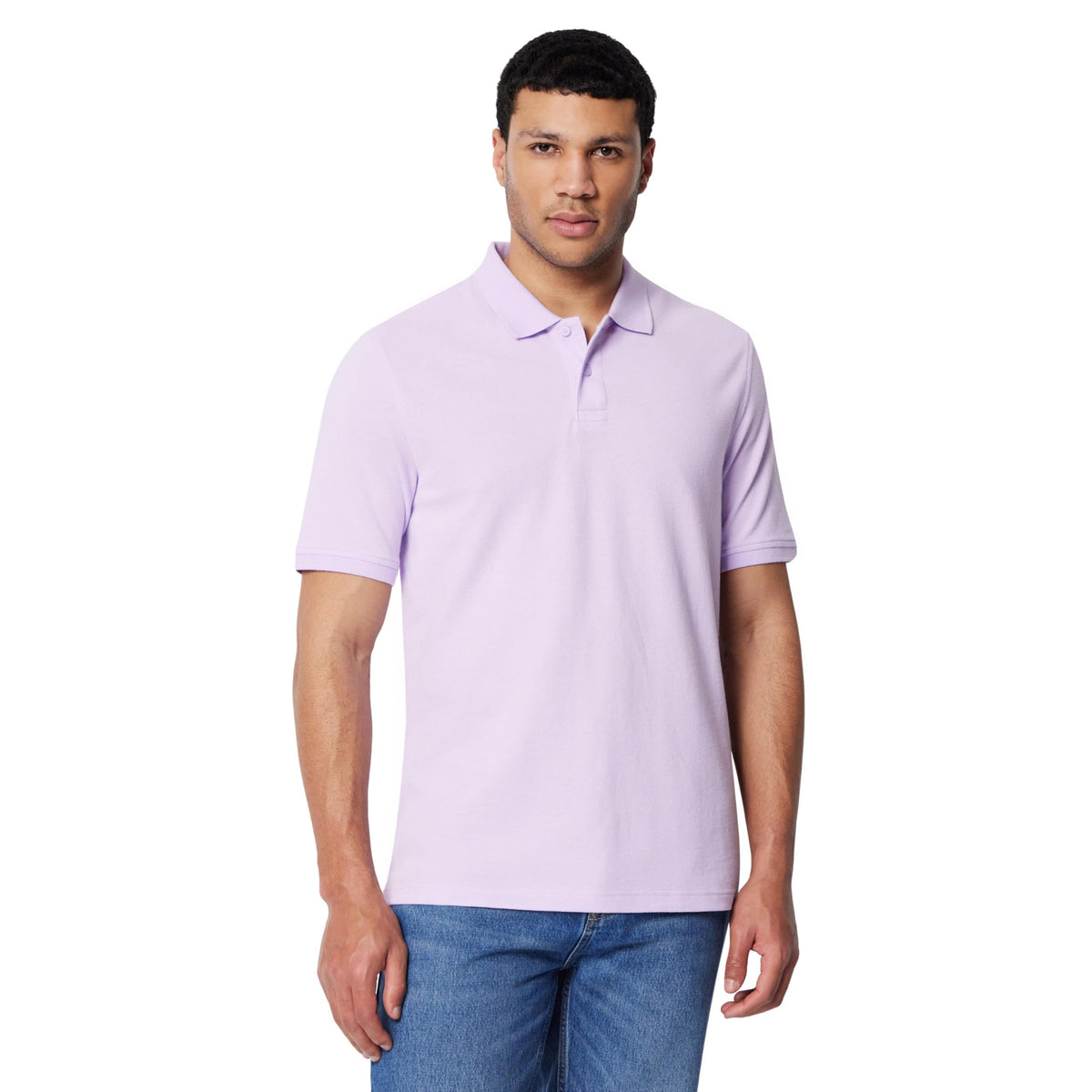 Amazon Essentials Men's Regular-Fit Cotton Pique Polo Shirt, Short Sleeve (Available in Big & Tall)