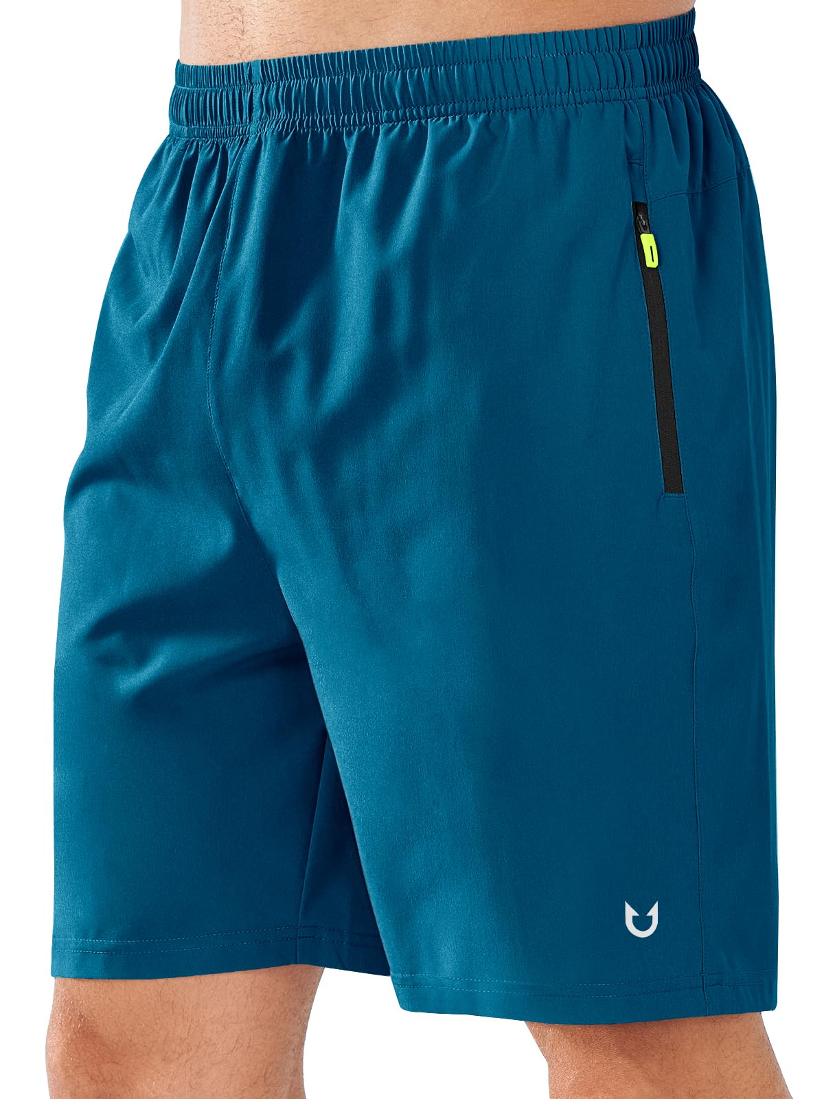 NORTHYARD Men's Quick-Dry Athletic Running Shorts with Zip Pockets