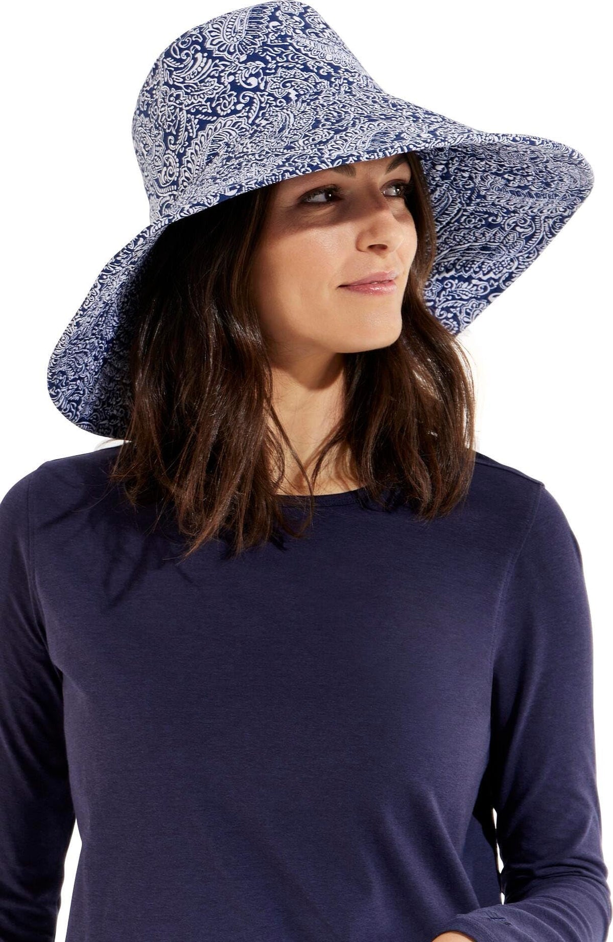 Brittany Women's UPF 50+ Wide-Brim Beach Sun Hat